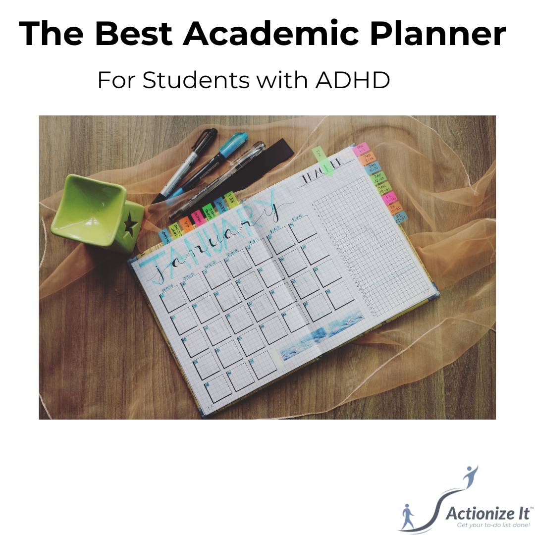 The Best Academic Planner for Students With ADHD